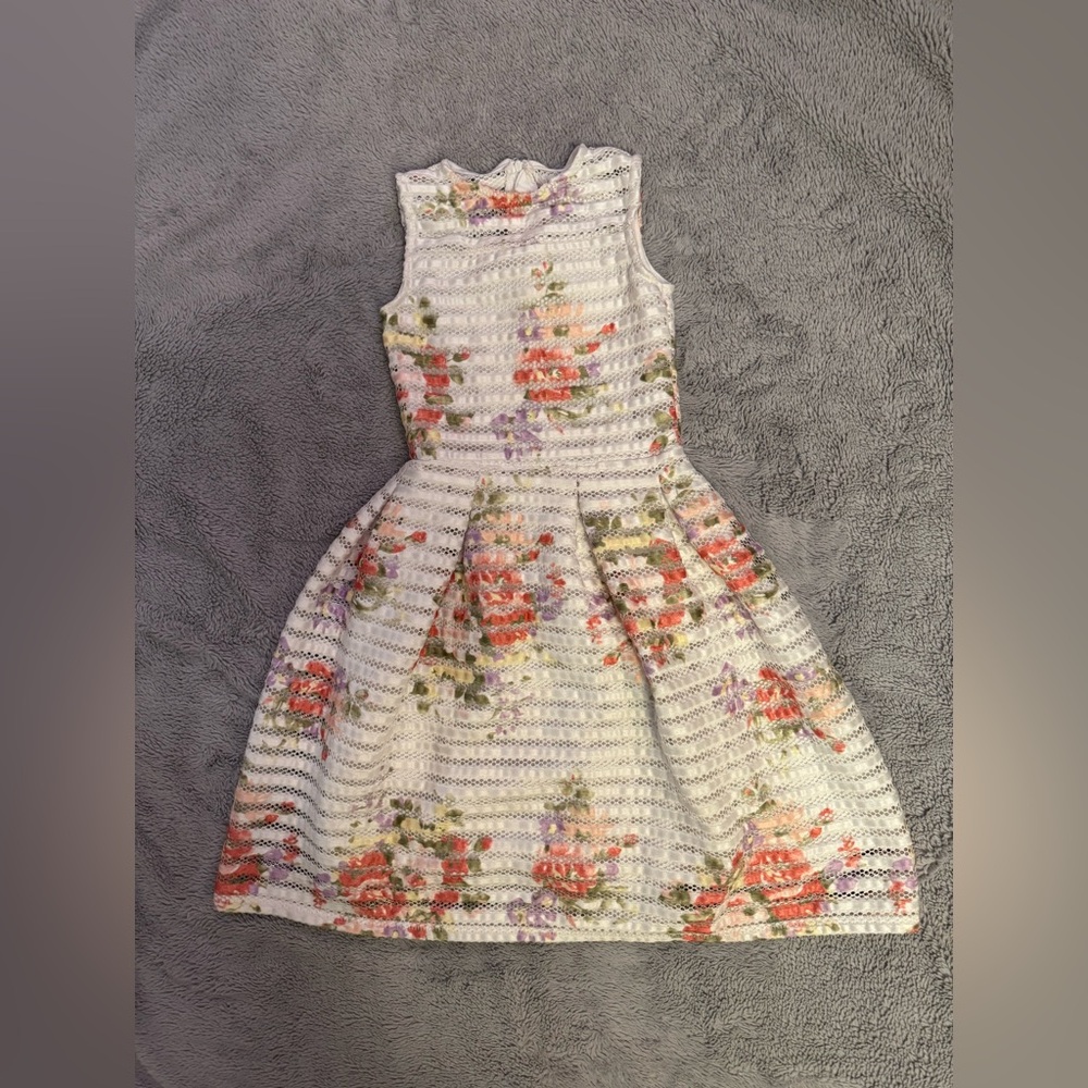 Floral lace Sleeveless Kids Dress, Btween, size 8Y
